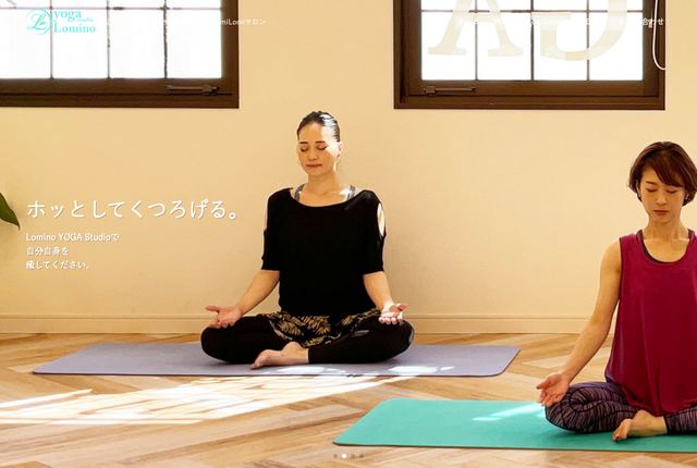 Lomino YOGA Studioの公式サイト