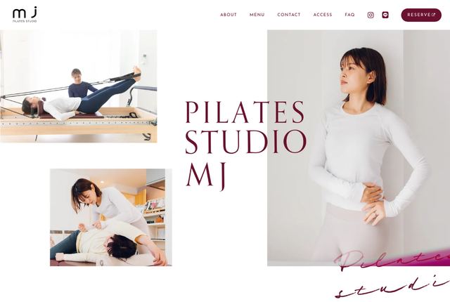 PILATES STUDIO MJの公式サイト
