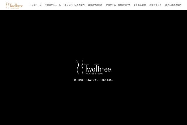 TwoThreeピラティススタジオ 仙台一番町の公式サイト